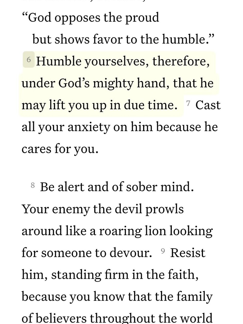 Humble Yourself Before The Lord